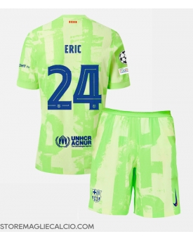 Barcelona Eric Garcia #24 Maglia Gara Terza Repliche 2024-25 Bambino
